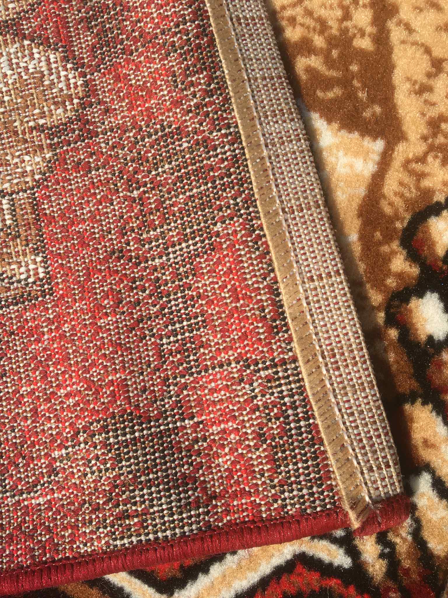 5/7 Fit – Premium Turkish Floral Rug – Green & Beige with Classic Border - Image 6